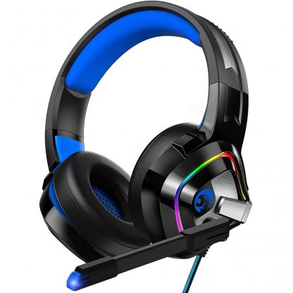 ZIUMIER Z66 (Dark Blue) RGB USB Gaming Headset