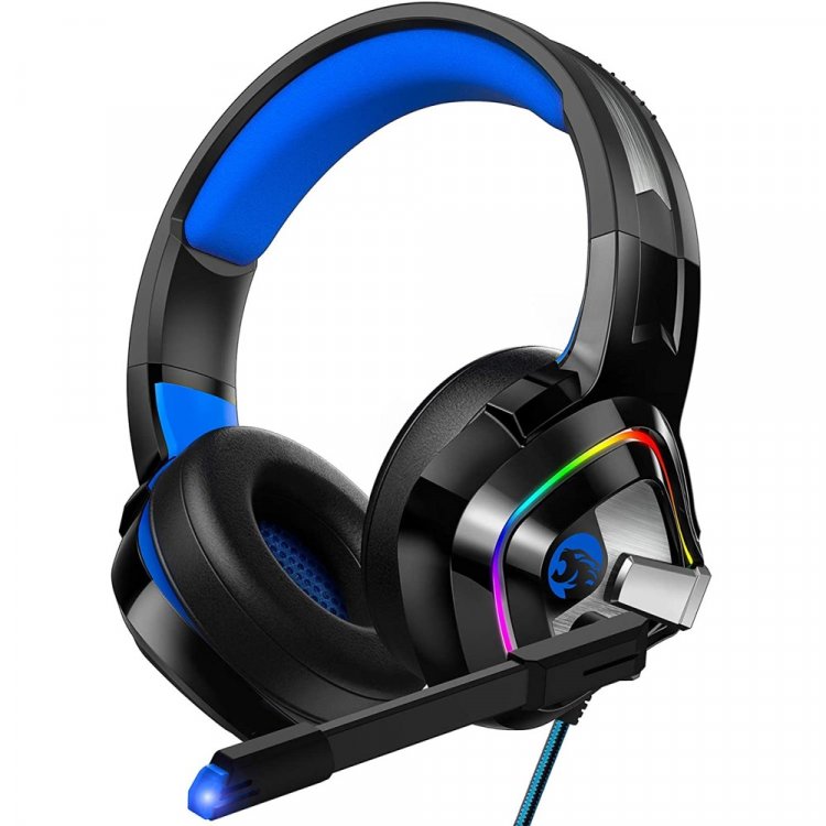 ZIUMIER Z66 (Dark Blue) RGB USB Gaming Headset