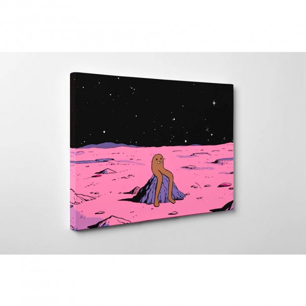 Gondola Space Trip Meme Canvas Print