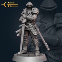 Knight 1 Figure (Unpainted)