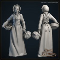 Girl with apples Figure (Unpainted)