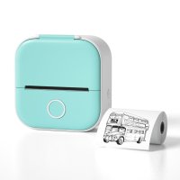 Portable Mini Bluetooth Thermal Label Printer (All green set)
