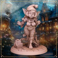 Pretty Rummy is a Christmas Goblin Figure (Unpainted)