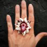 Bloody Predatory Flower Detachable ring