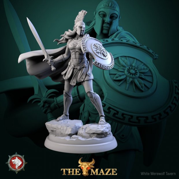 Amazon warrior Figure (Unpainted)