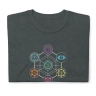 Sacred Geometry Metatron Chakras T-Shirt