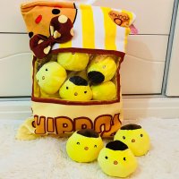 Snack Bag Plush Pillow (Yellow)