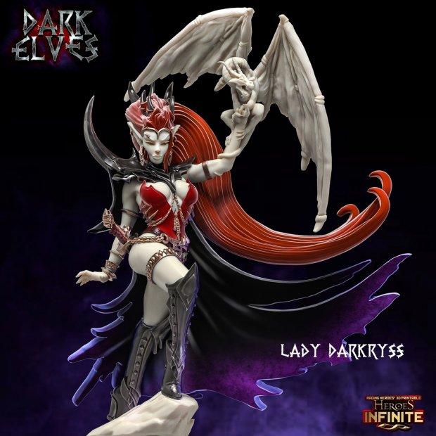 Lady Darkryss Figure (Unpainted)