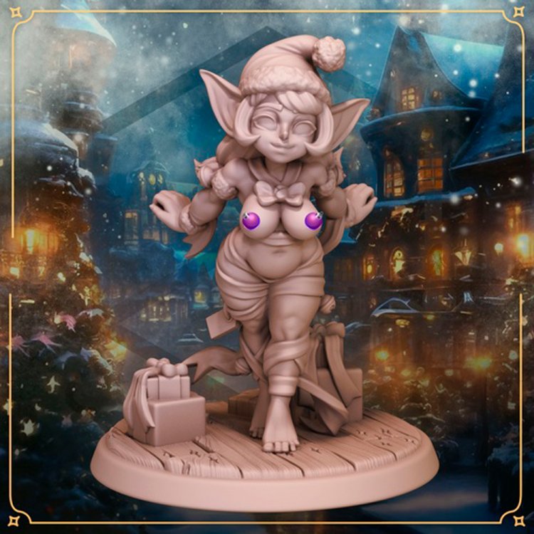 Naked Babe Rummy Is A Christmas Goblin Figure (Unpainted)