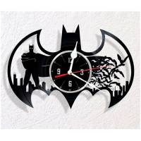 Handmade DC Comics - Batman Logo Vinyl Clock Wall