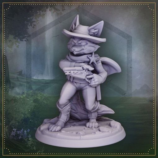 Leon Lees, the Brave Sheriff Figure (Unpainted)
