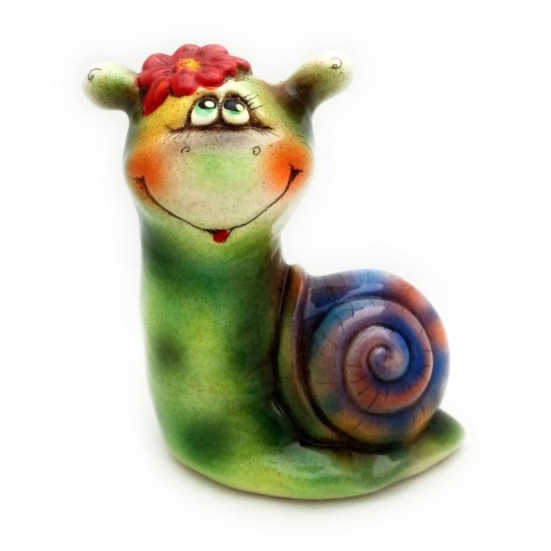 Tall Snail Figure