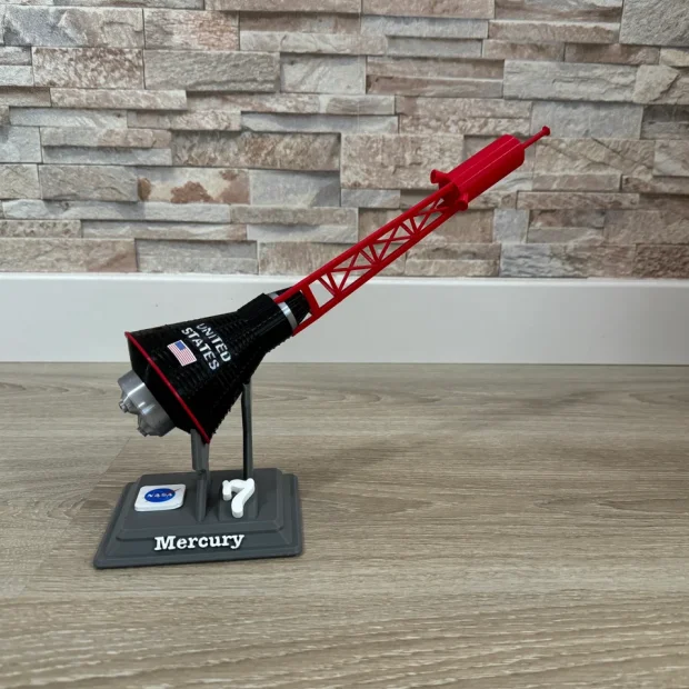 Mercury 7 Capsule Model Figure