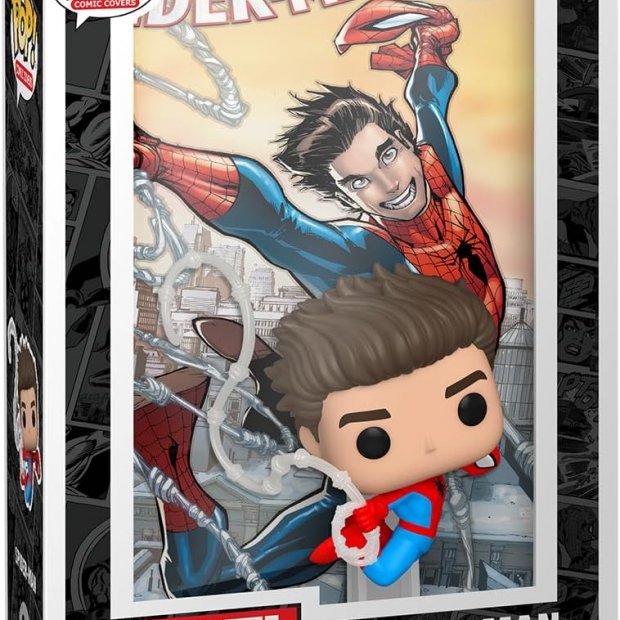 Funko Pop Marvel Cover: The Amazing Spider-Man - Spider-Man Figure