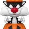 Funko Pop Animation: Looney Tunes - Sylvester Cat with Pumpkin Figure