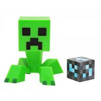 Jinx Minecraft - Creeper Vinyl Action Figure with Diamond Ore Block