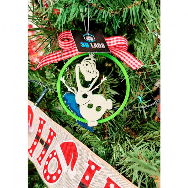 Frozen - Olaf 3D Printed Christmas Ornament
