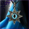 Ishtar Star with the Eye of a Siamese Cat Pendant