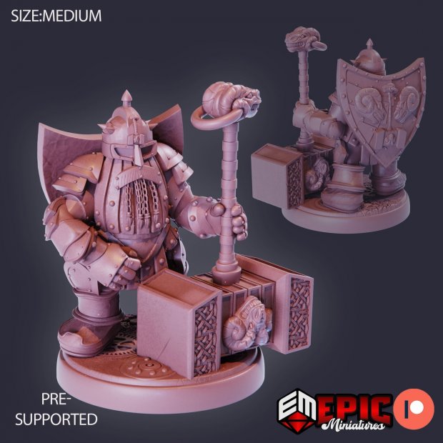 Bran Ramhorn Figure (Unpainted)