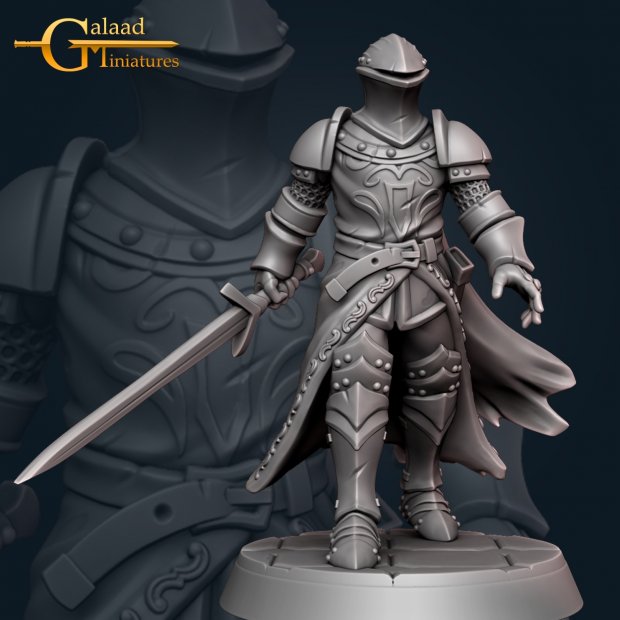 Knight 2 Figure (Unpainted)