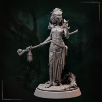 Enna Flimbey, Firbolg Druid Figure (Unpainted)