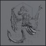 Engaris, star dragon Figure (Unpainted)