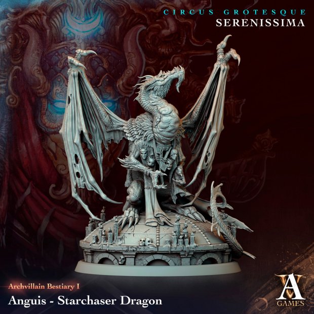 Engaris, star dragon Figure (Unpainted)