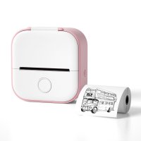 Portable Mini Bluetooth Thermal Label Printer (Pink set)