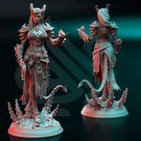 She-devil Scardi - The Warlock of Corruption Figure (Unpainted)