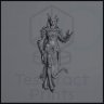 She-devil Scardi - The Warlock of Corruption Figure (Unpainted)