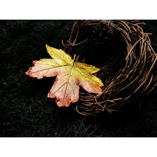 Golden Leaf V.2 Brooch
