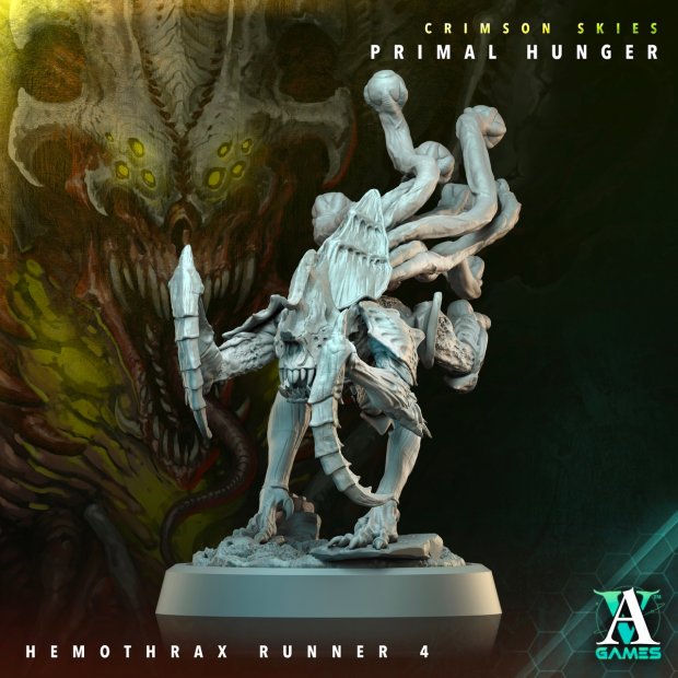 Hemothrax Runner 08 Figure (Unpainted)