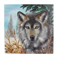 Handmade Wolf Picture