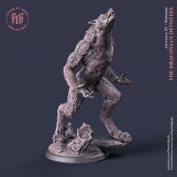 Howling at the moon Figure (Unpainted)