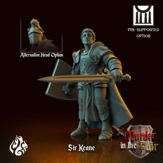 Sir Keane Figure (Unpainted)