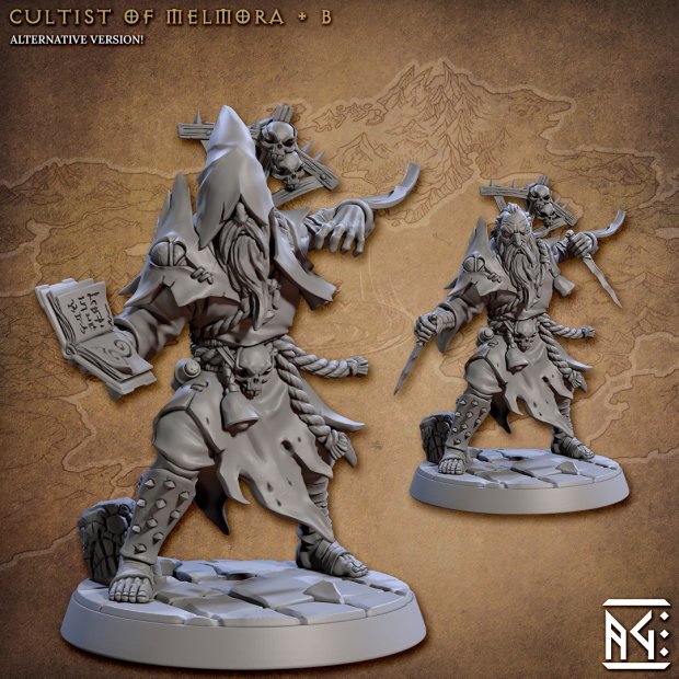 Cultist of Melmora 04 Figure (Unpainted)