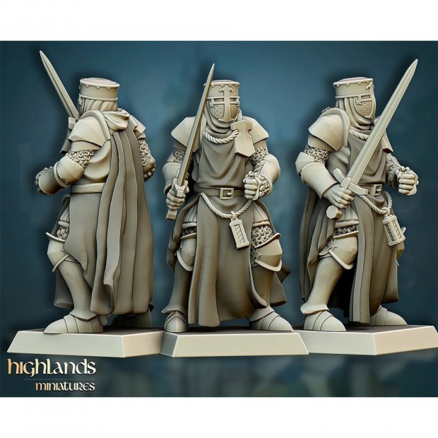 Crusader Walter Figure (Unpainted)