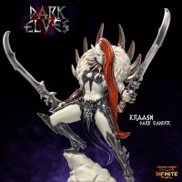 Kraash Dark Ranger Figure (Unpainted)