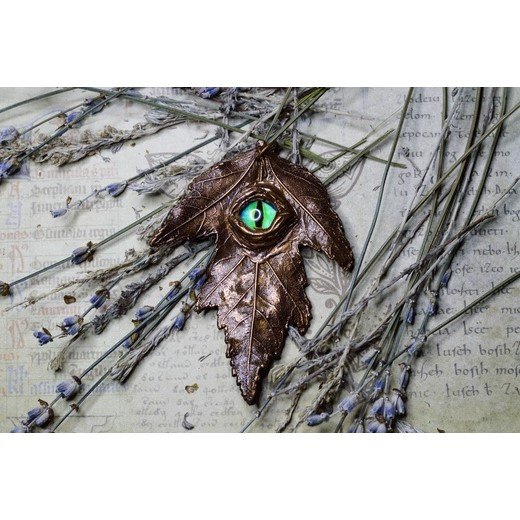 Opened Eye Pendant Necklace