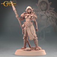 Elf Female Ranger Figure (Unpainted)