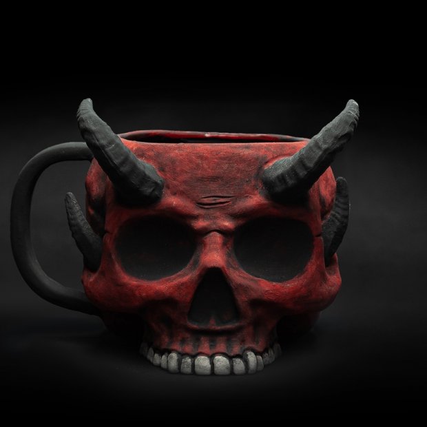 Oni's Skull Shaped Mug