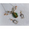Pond With Water Lilies Jewelry Set