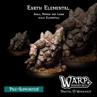 Earth Elemental Figure (Unpainted)