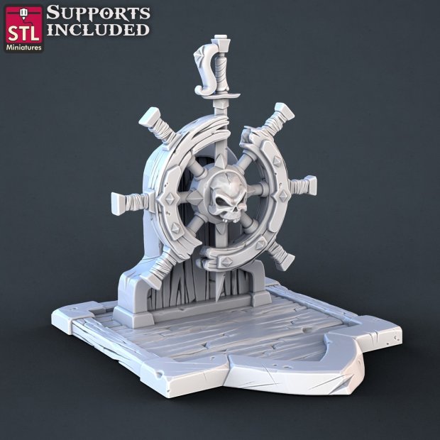 Steering wheel Figure (Unpainted)