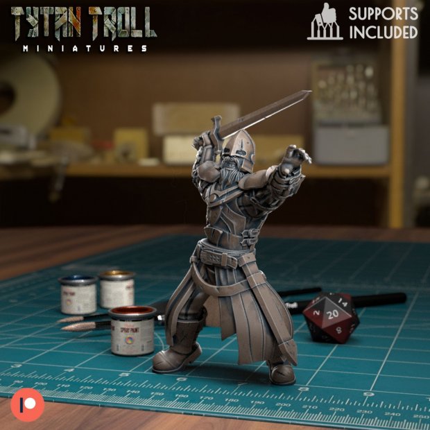 Furious Guardsman Figure (Unpainted)