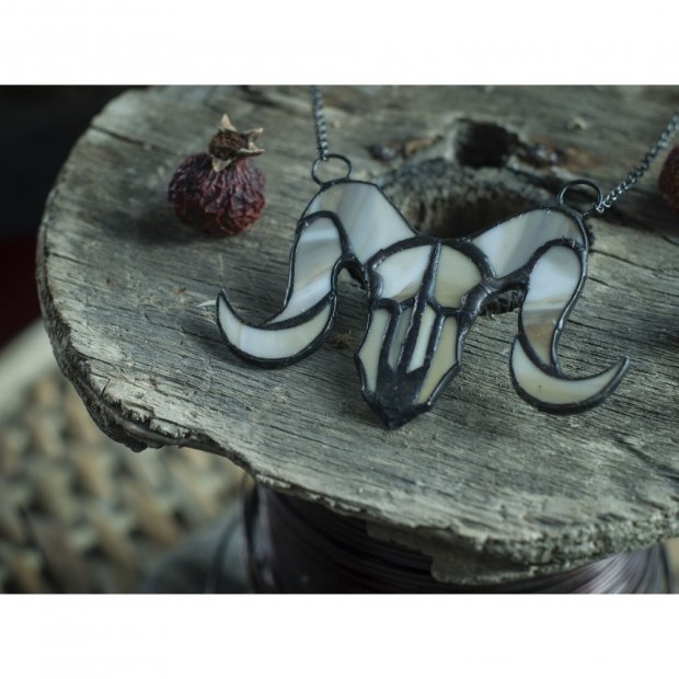 Aries Skull Necklace