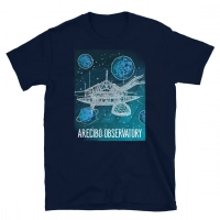 Radio Telescope Astronomy Space Observatory Arecibo Unisex T-Shirt