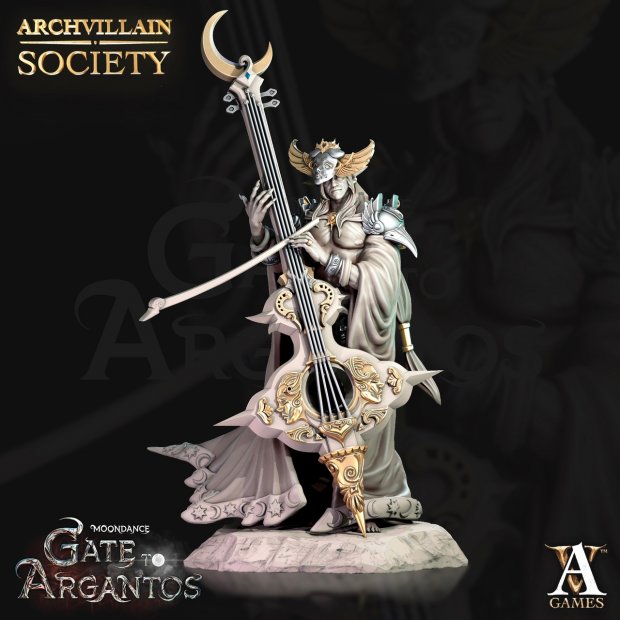 Two-Faced Bard Figure (Unpainted)