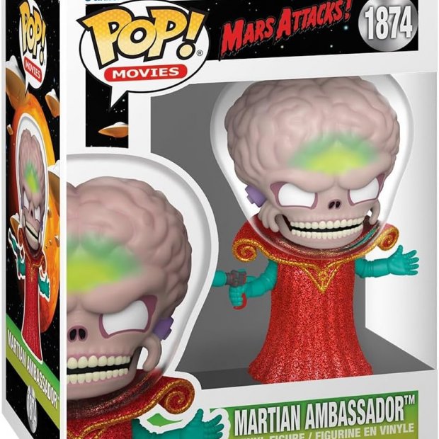 Funko Pop Movies: Mars Attacks - Martian Ambassador Figure