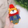 Tiger With Christmas Tree On Sweater Plush Toy